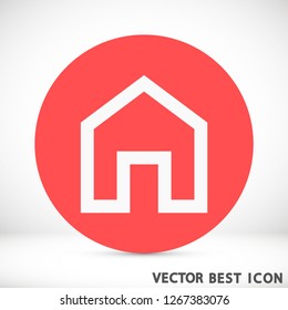 house vector icon 10 eps
