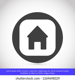 house vector icon 10 eps