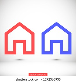 house vector icon 10 eps