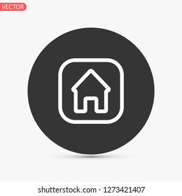 house vector icon 10 eps
