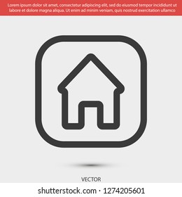 house vector icon 10 eps