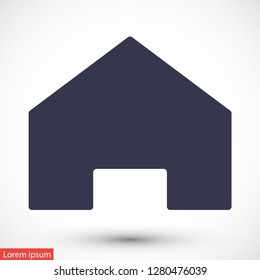 house vector icon 10 eps