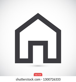 house vector icon 10 eps