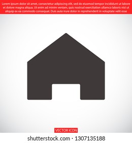 house vector icon 10 eps