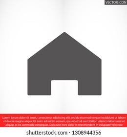 house vector icon 10 eps