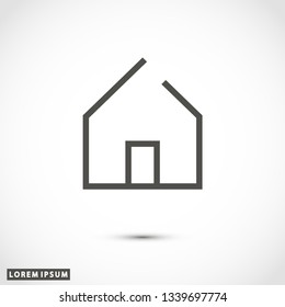 HOUSE vector icon 10 eps