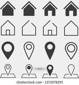HOUSE vector icon 10 eps