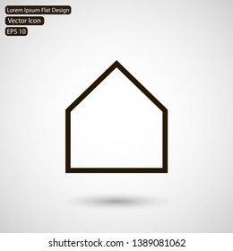 HOUSE vector icon 10 eps