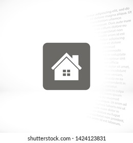 house vector icon 10 eps , Lorem ipsum Flat design