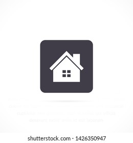 house vector icon 10 eps , Lorem ipsum Flat design