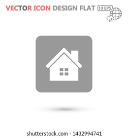 house vector icon 10 eps , Lorem ipsum Flat design