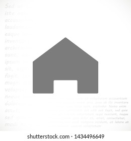 house vector icon 10 eps , Lorem ipsum Flat design