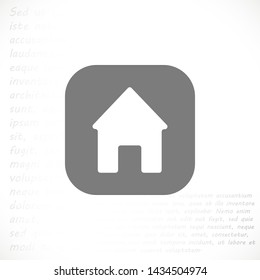 house vector icon 10 eps , Lorem ipsum Flat design