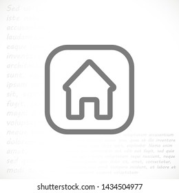 house vector icon 10 eps , Lorem ipsum Flat design