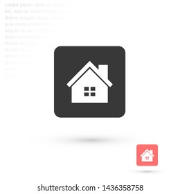 house vector icon 10 eps , Lorem ipsum Flat design