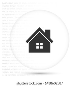 house vector icon 10 eps , Lorem ipsum Flat design