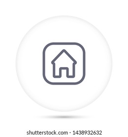 house vector icon 10 eps, Flat design