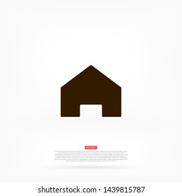 house vector icon 10 eps , Lorem ipsum Flat design