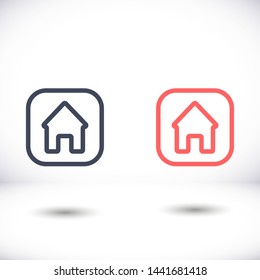 house vector icon 10 eps , Lorem ipsum Flat design