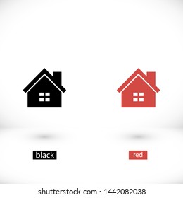 house vector icon 10 eps , Lorem ipsum Flat design