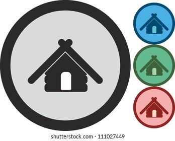 House, vector, icon