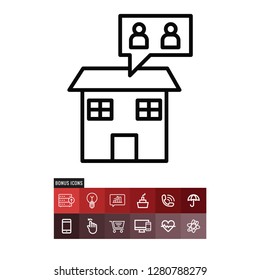 House vector icon