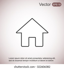 House vector icon