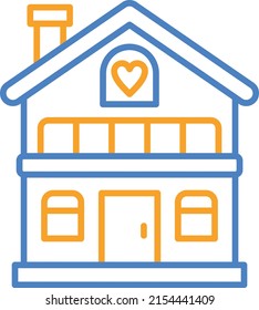 House vector icon. Can be used for printing, mobile and web applications.