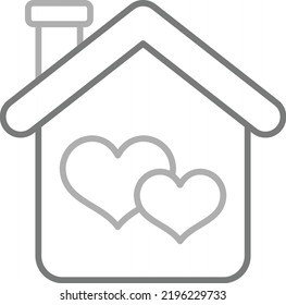 House vector icon. Can be used for printing, mobile and web applications.