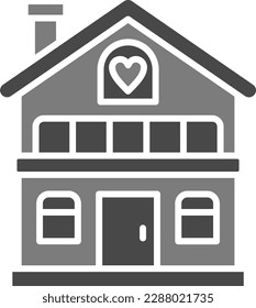 House vector icon. Can be used for printing, mobile and web applications.