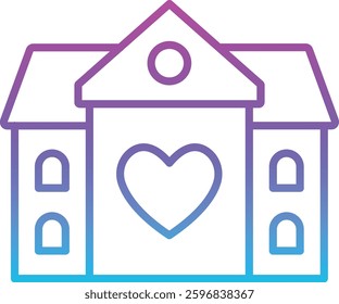 House vector icon. Can be used for printing, mobile and web applications.