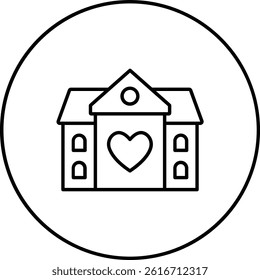 House vector icon. Can be used for printing, mobile and web applications.