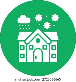 Ilustración de diseño de icono de Vector de casa