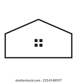 House vector icon design. Real estate flat icon.