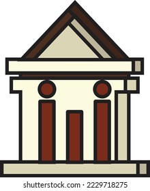 Icono del vector de la casa fácil de usar