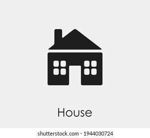 House vector icon. Editable stroke. Symbol in Line Art Style for Design, Presentation, Website or Apps Elements, Logo. Pixel vector graphics - Vector