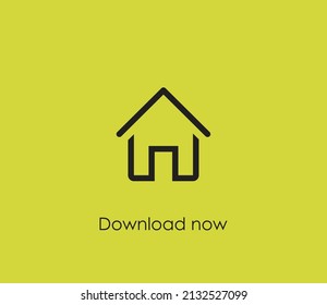 House vector icon. Editable stroke. Symbol in Line Art Style for Design, Presentation, Website or Apps Elements, Logo. Pixel vector graphics - Vector