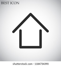 house vector icon eps10