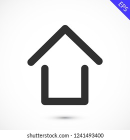 house vector icon eps10