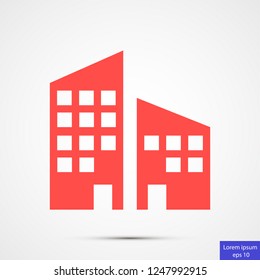 house vector icon eps10