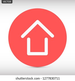 house vector icon eps10