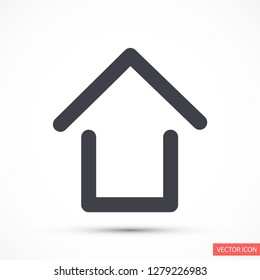 house vector icon eps10