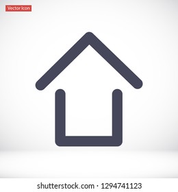 house vector icon eps10