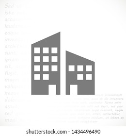 house vector icon eps10 , Lorem ipsum Flat design