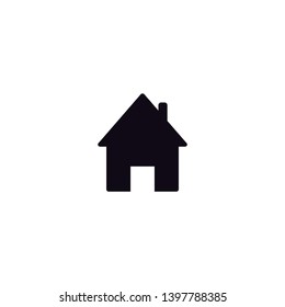 House vector icon, Flat design