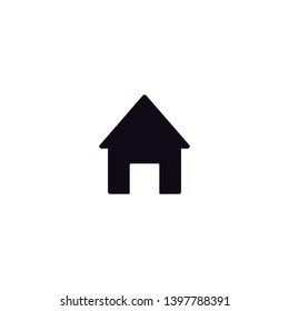 House vector icon, Flat design