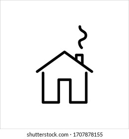 House vector icon. Home flat sign design. House symbol pictogram. Home icon