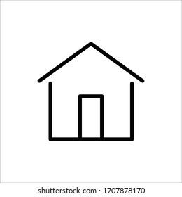 House vector icon. Home flat sign design. House symbol pictogram. Home icon