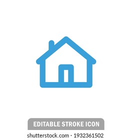 House Vector Icon. Home Pictogram. 