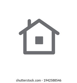 House vector icon. Home pictogram. 